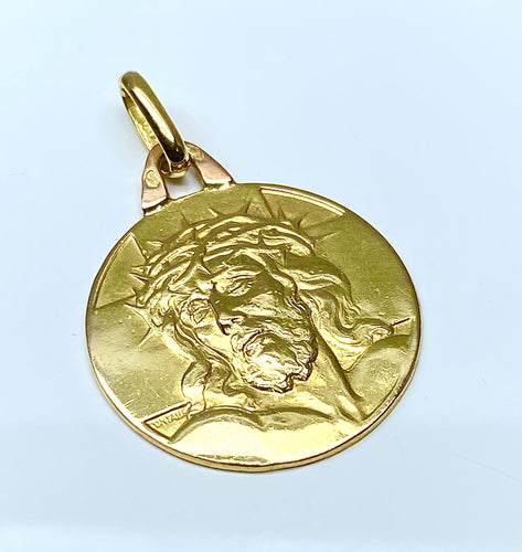 Kristusmedalj i 18 karat gult guld