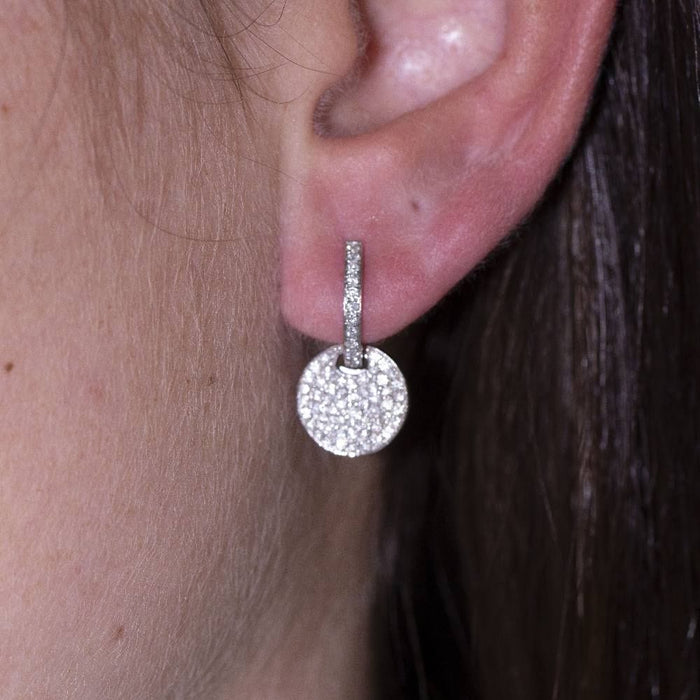 Boucles d'oreilles Boucles d'oreilles TOUS Or blanc et diamants. 58 Facettes D362373SO