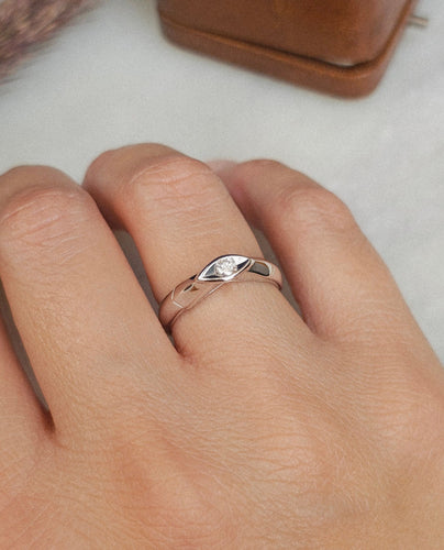 Ring Solitaire Diamant 0,10ct