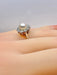 Bague 49 Bague en or et platine, perle et diamants 58 Facettes AB456