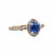Bague 54 Bague  Or jaune Saphir, Diamant 58 Facettes 3951663CN