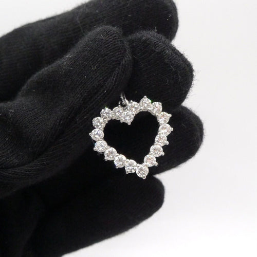 Pendentif Pendentif forme coeur diamants 1ct 58 Facettes 00049901