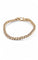 Bracelet Gourmette or jaune et diamants 58 Facettes
