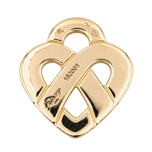 Pendentif Poiray Pendentif Cœur entrelacé Or jaune 58 Facettes 3877903CN