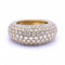 Bague 56 Ring in gold and diamond pavée 58 Facettes N102875LF