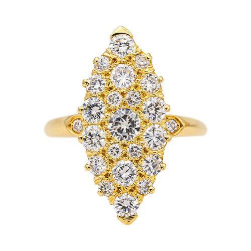 Bague 52 Bague Marquise Or jaune Diamant 58 Facettes 3904854CN