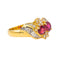 Bague 52 Bague  Cocktail Or jaune Rubis, Diamant 58 Facettes 2634194CN