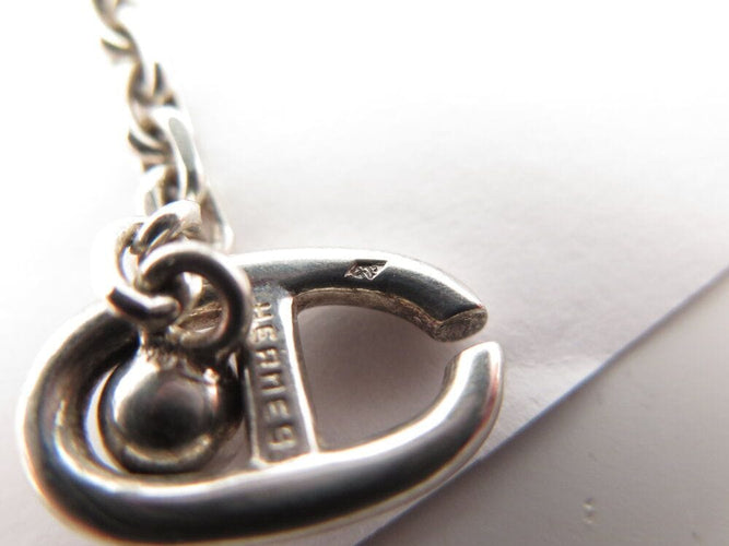 porte cles HERMES chaine d'ancre gaetan de percin en argent 925 8.4gr  holder 58 Facettes 268816