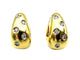 Boucles d'oreilles POMELLATO. Boucles d'oreilles vintages or jaune et diamants 58 Facettes
