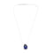 Collier Collier or blanc saphir 58 Facettes LP1107