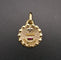 Pendentif AUGIS - Médaille d'Amour or jaune et rubis 58 Facettes C74-04
