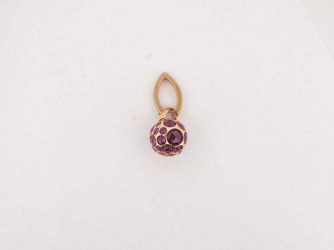 Boucles d'oreilles boucles d'oreilles POMELLATO harem rhodolite or rose 18k s 58 Facettes 268836
