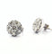 Boucles d'oreilles Puces d’oreilles en or blanc et diamants naturels 58 Facettes