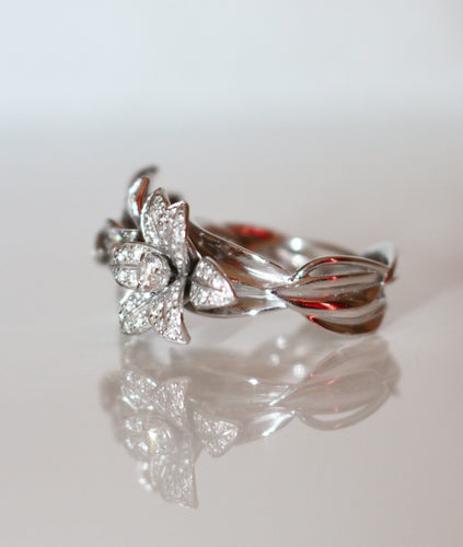 Bague 48 MELLERIO - Bague Bouquet de Fleurs collection Médicis 58 Facettes 562