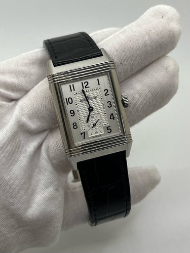 Montre Jaeger-LeCoultre Reverso Classic Small Large Small 214.8.62 Coffret complet 2017 + Boucle Déployante 58 Facettes