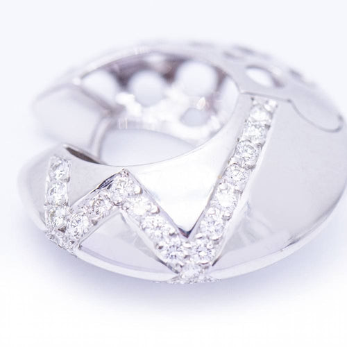 Boucles d'oreilles HARLEK Earrings gold with diamonds 58 Facettes N102940EJ