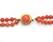 Collier Collier double rang en corail sarde 58 Facettes 13568