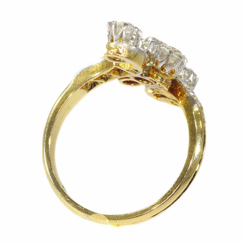 Bague 57 Héritage de l'amour : bague de fiançailles en diamant des années 1910 58 Facettes 21345-0169