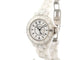 Montre montre CHANEL j12 h0968 33 mm date en ceramique blanc quartz ceramic 58 Facettes 267272