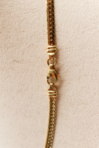 Collier Collier maille anglaise or jaune, diamants 58 Facettes 250197