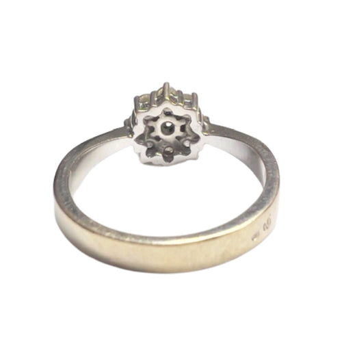 Bague Bague design contemporain du XXème siècle en or avec diamants 58 Facettes Q86B