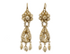 Boucles d'oreilles Boucles d'oreilles en or jaune et perles anciennes 58 Facettes 7702