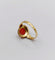 Bague 44 Bague or rose, camée corail monture finement ciselée (circa 1900) 58 Facettes A06370