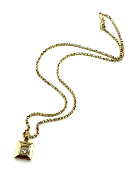 Collier CHOPARD - collier Happy Diamonds or jaune et diamants 58 Facettes