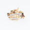 Broche Broche giardinetto en or blanc, or jaune, diamant, rubis, saphir et émeraude 58 Facettes