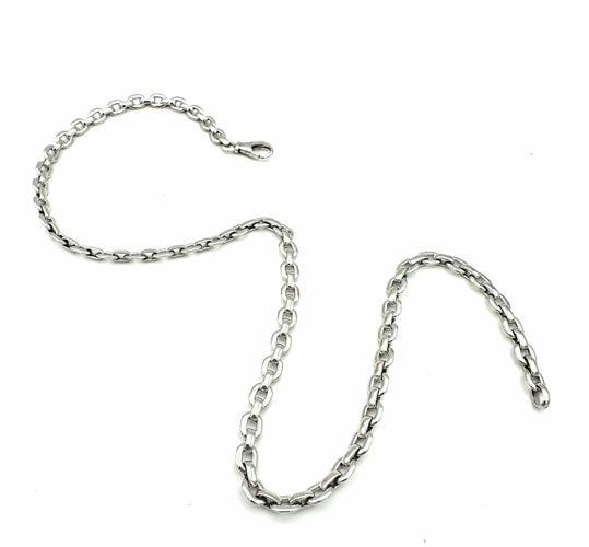 Collier CARTIER. Collection "Panthère", chaine or blanc 18K 58 Facettes