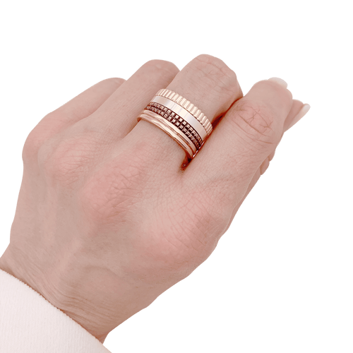 Bague 56 Bague Boucheron "Quatre Classique Large" trois ors. 58 Facettes 34501