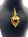 Pendentif Pendentif breloque en or jaune 18 carats, citrines et amethystes 58 Facettes AB329