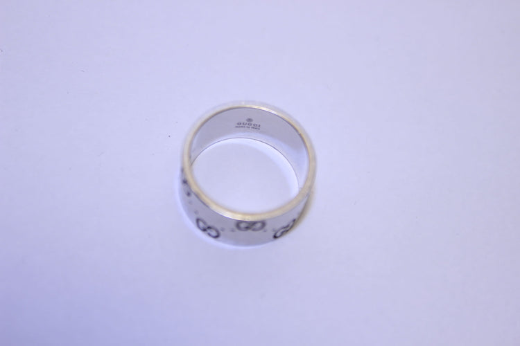 Bague 51 Bague GUCCI Or blanc 58 Facettes