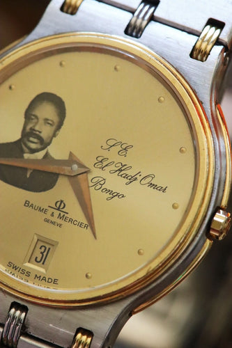 Montre Baume & Mercier - Montre 5125.037 Omar Bongo or jaune et acier 58 Facettes