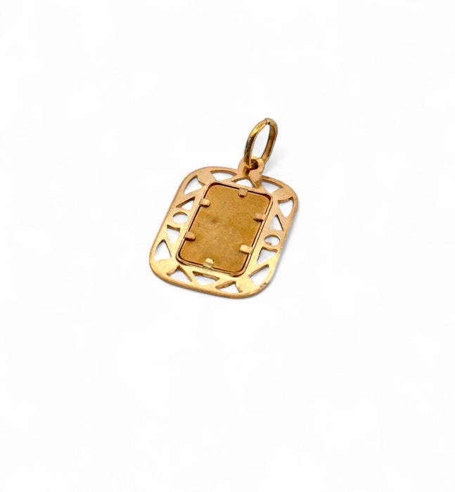 Allah pendant in yellow gold