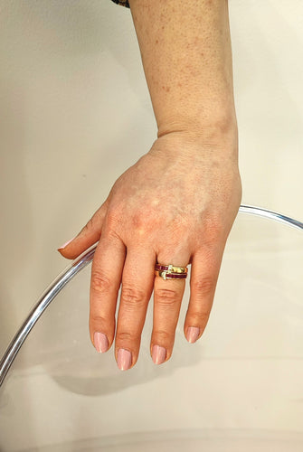 Bague 54 Bague rubis et diamant 58 Facettes Bag.Rub.2Rail.DV