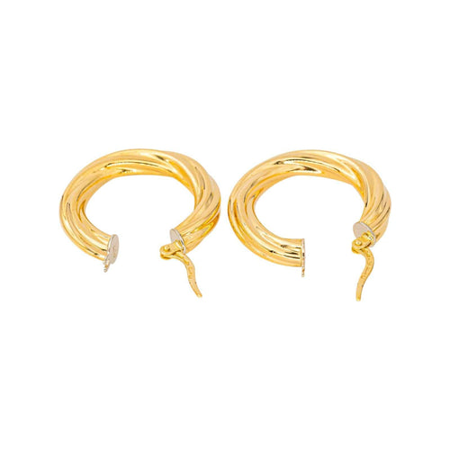 Boucles d'oreilles Boucles d'oreilles Créoles  Or jaune 58 Facettes 4455408CN