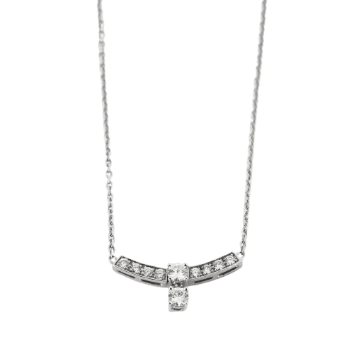 Collier Collier pendentif diamants 58 Facettes