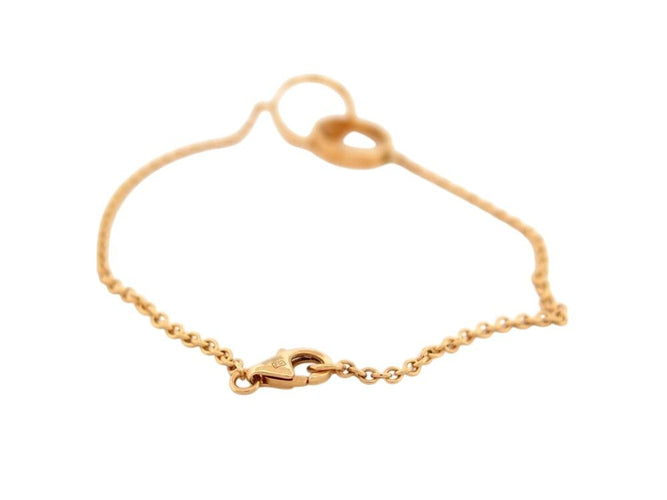 bracciale CARTIER love su catena b6027100 t17.5 in oro giallo 18k 4.1gr 
