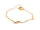 bracciale CARTIER love su catena b6027100 t17.5 in oro giallo 18k 4.1gr 