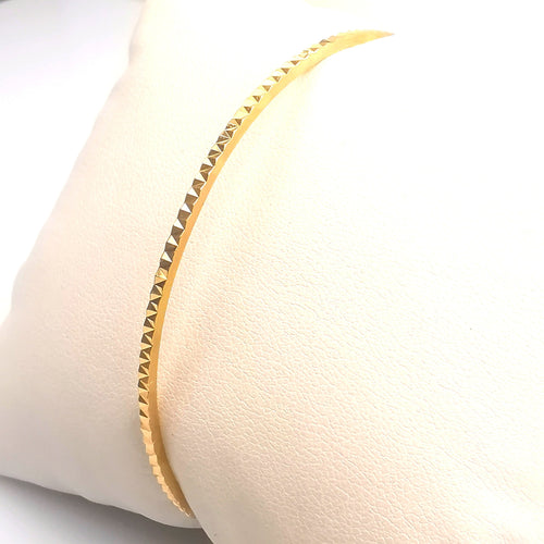 Bracelet Bracelet rigide en or jaune 58 Facettes