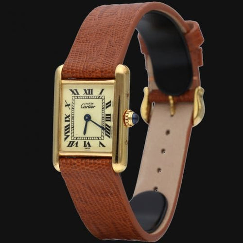 Montre Cartier Montre Tank Vermeil 58 Facettes MT44800