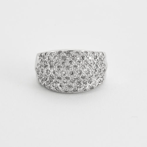 Bague Bague or blanc Diamants 58 Facettes LP1018/13