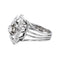 Bague 54 Bague Marquise Or blanc Diamant 58 Facettes 4261859RV