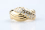 Bague 51 Bague en or jaune pavée de diamants 0,40 ct 58 Facettes BG31300540-107