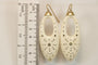 Boucles d'oreilles Boucles d'oreilles antiques en or piqué ivoire 58 Facettes 7662
