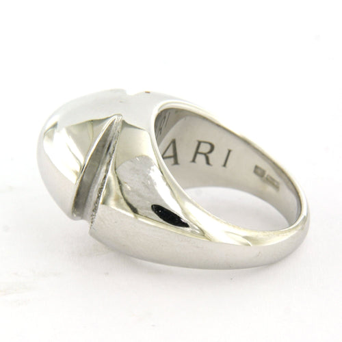 Bague 51 BULGARI - Bague en or blanc sertie de diamants taille brillant 58 Facettes