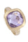 Bague 54 Bague moderne or jaune améthyste 58 Facettes 089081