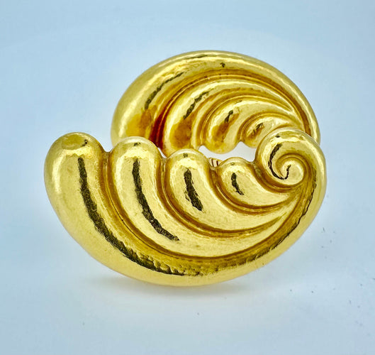 Boucles d'oreilles Lalaounis - clips d'oreilles or jaune 58 Facettes