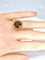 Bague 56 Bague en or jaune et topaze 58 Facettes AB318